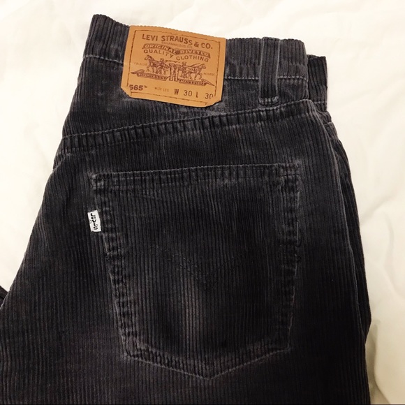 👹SOLD👹VTG Levis 565 White Tab Corduroy - Picture 2 of 5
